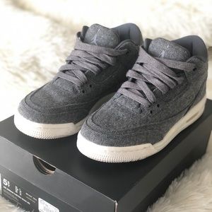 Jordan Retro 3 Wool BG GS 5.5Y/7W